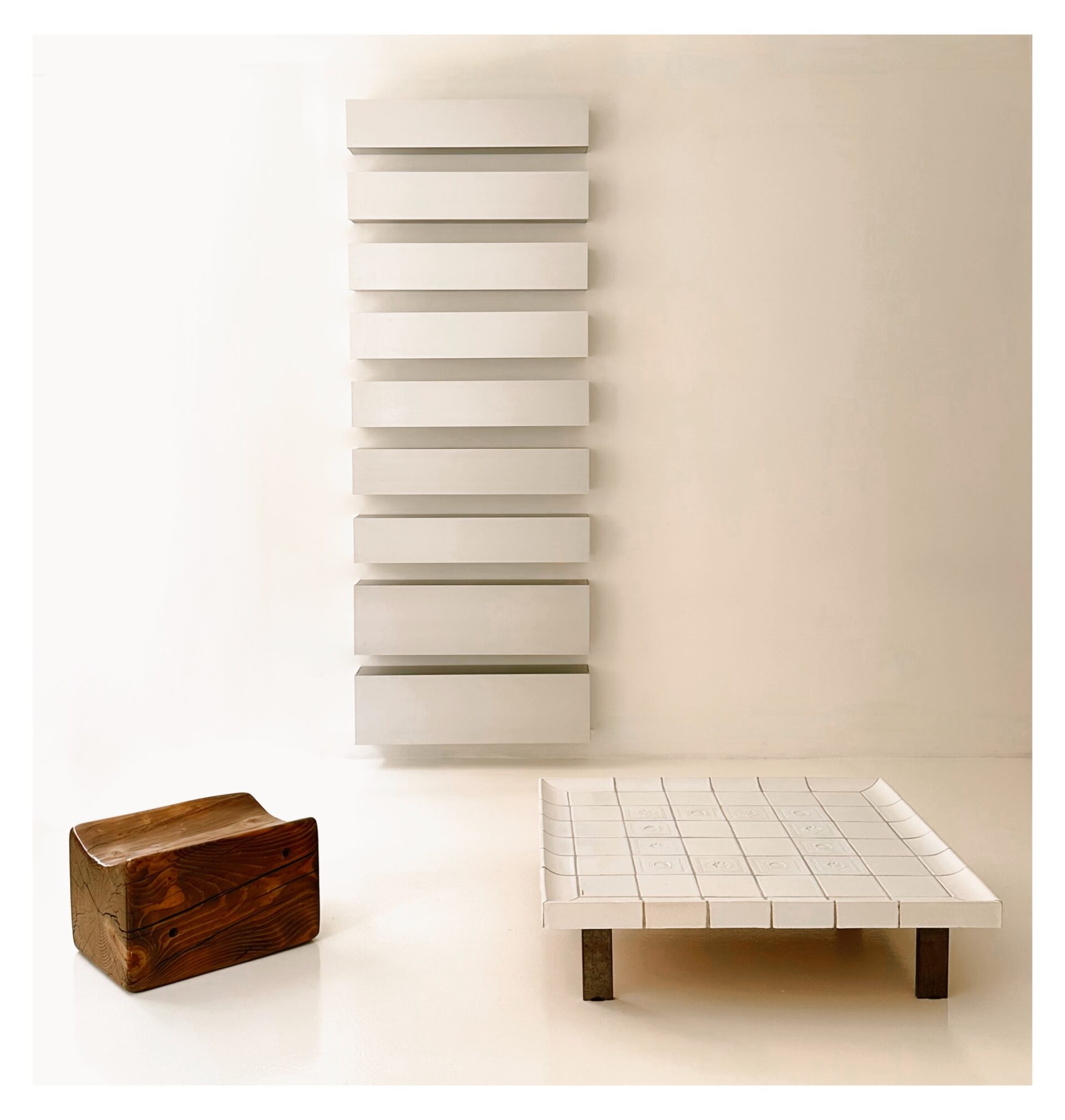 SHIGERU UCHIDA ALUMINIUM SHELVES