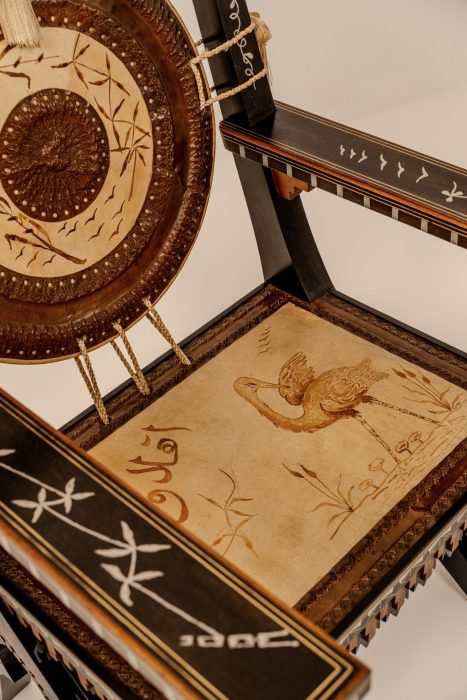 CARLO BUGATTI PAIR OF ARMCHAIRS CIRCA 1910