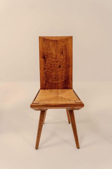 TOURET & MAROLLES 6 RUSH CHAIRS