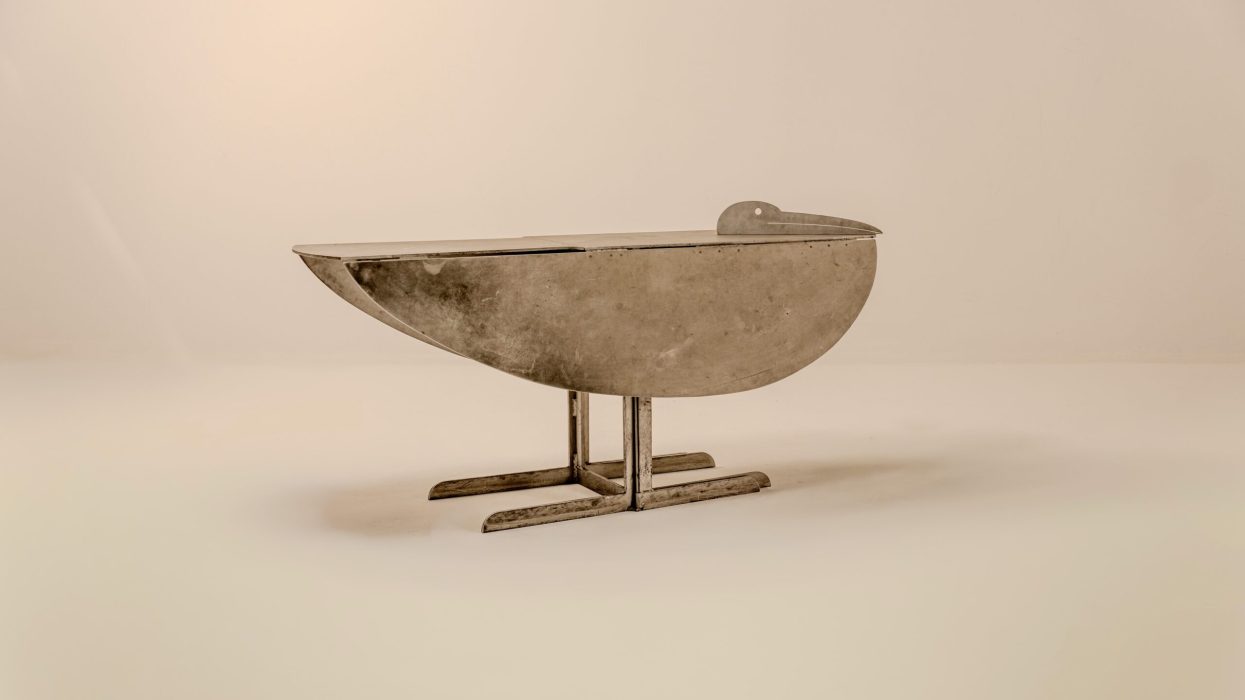 FRANCOIS XAVIER LALANNE OISEAU D'ARGENT TABLE