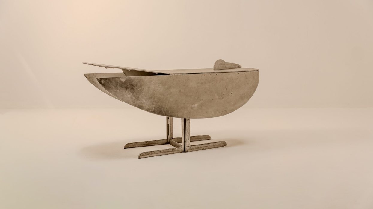 FRANCOIS XAVIER LALANNE OISEAU D'ARGENT TABLE