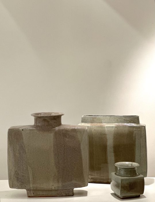 PIERRE CULOT 3 VASES CIRCA 1970