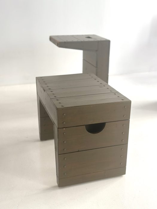 DOM HANS VAN DER LAAN PAIR OF STOOLS