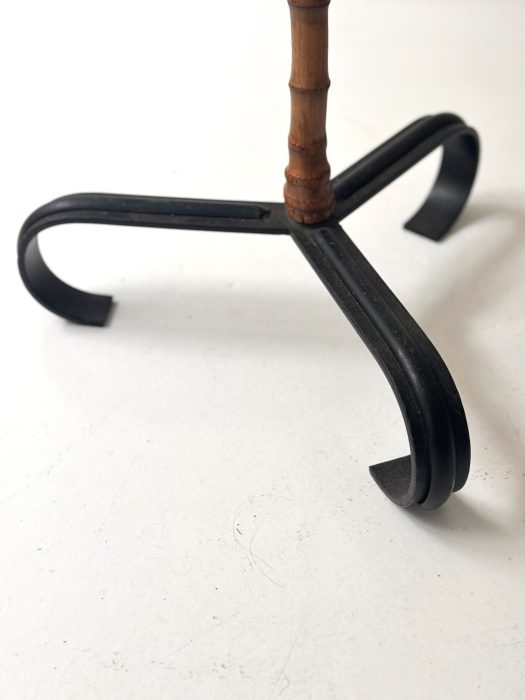 JACQUES ADNET BAMBOO/HORN FLOOR LAMP CIRCA 1950