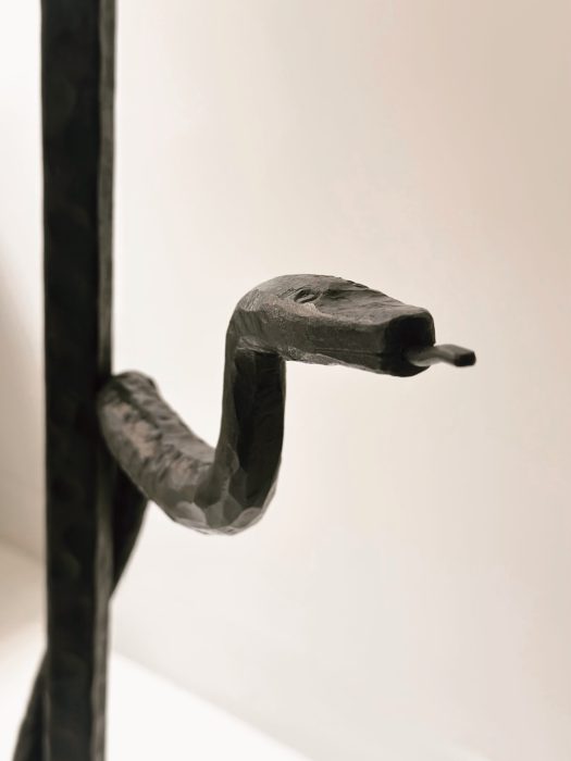JEAN TOURET & ARTISANS DE LOZERE FLOOR LAMP CIRCA 1950
