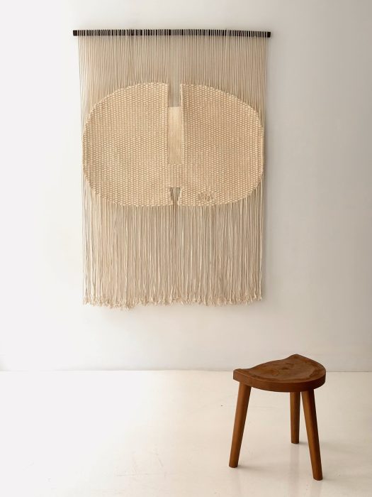 THOMAS GLEB "COLOMBA BIANCA" TAPESTRY CIRCA 1970 AUBUSSON