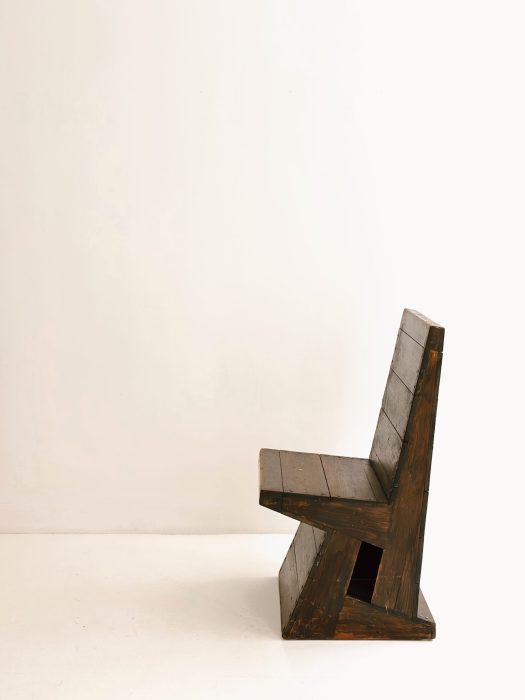 HANS VAN DER LAAN SIDE CHAIR CIRCA 1970