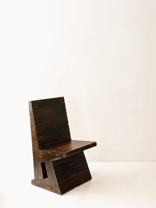 HANS VAN DER LAAN SIDE CHAIR CIRCA 1970