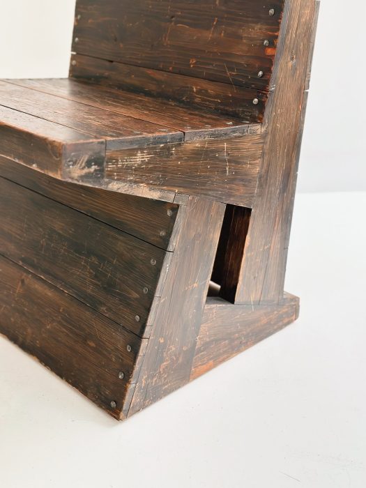 HANS VAN DER LAAN SIDE CHAIR CIRCA 1970