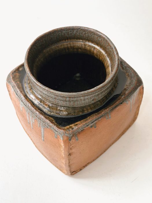 PIERRE CULOT "ENCRIER" VASE CIRCA 1970